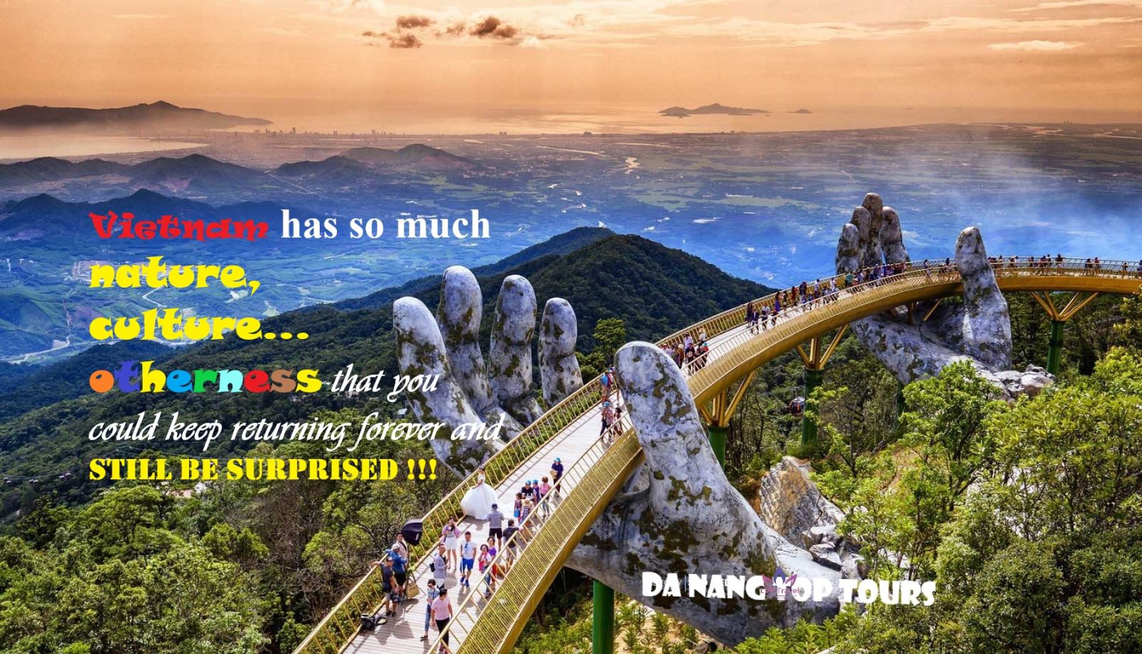 Da Nang Golden Bridge - Ba Na hill
